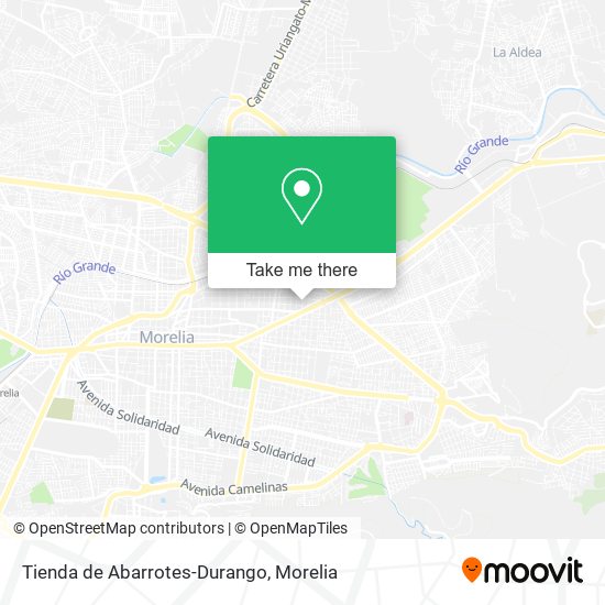 Mapa de Tienda de Abarrotes-Durango