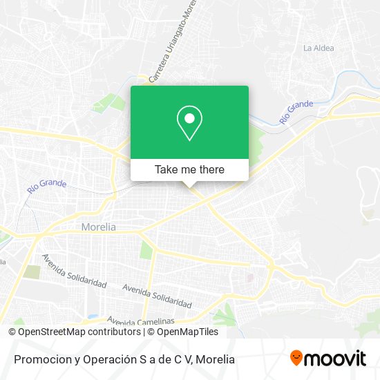 Promocion y Operación S a de C V map