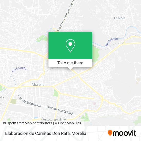 Elaboración de Carnitas Don Rafa map