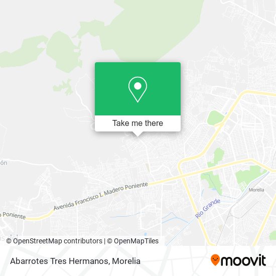 Abarrotes Tres Hermanos map