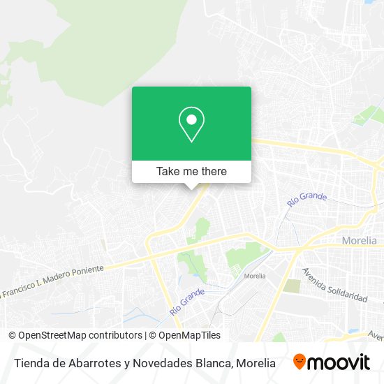 Mapa de Tienda de Abarrotes y Novedades Blanca
