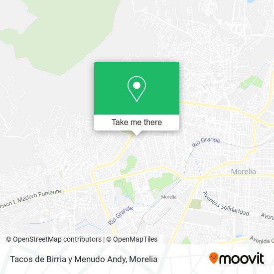 Tacos de Birria y Menudo Andy map