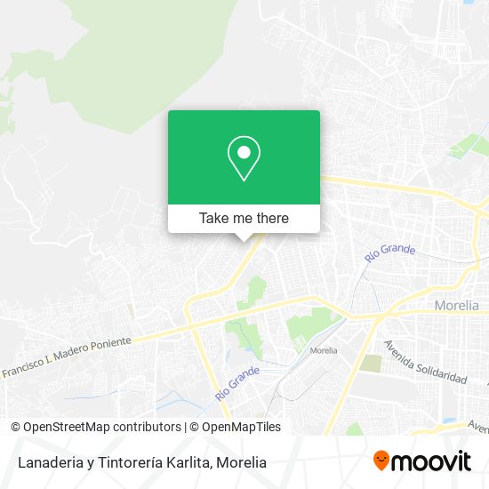 Lanaderia y Tintorería Karlita map