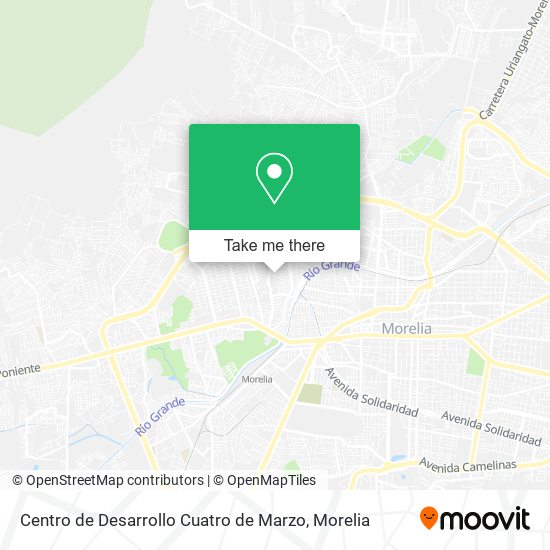 Centro de Desarrollo Cuatro de Marzo map