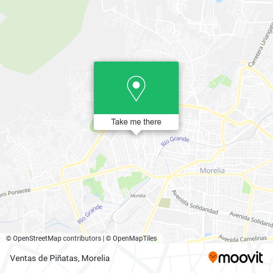 Ventas de Piñatas map
