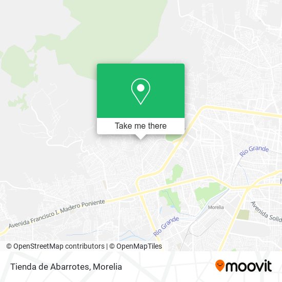 Mapa de Tienda de Abarrotes