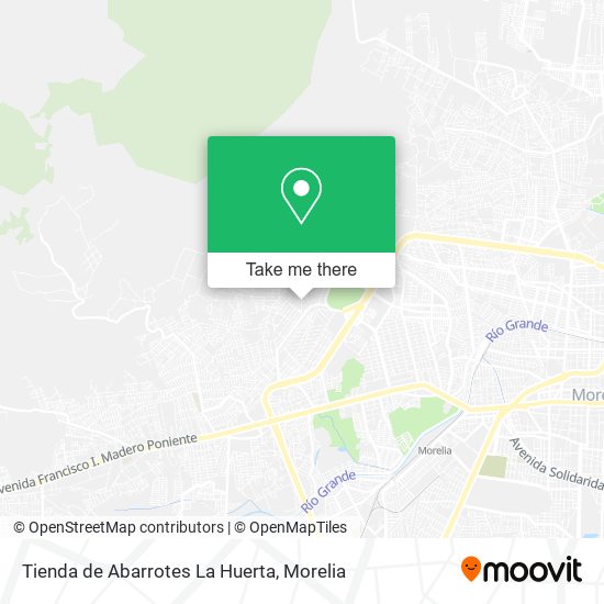 Tienda de Abarrotes La Huerta map