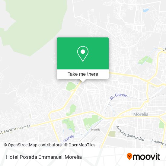 Mapa de Hotel Posada Emmanuel