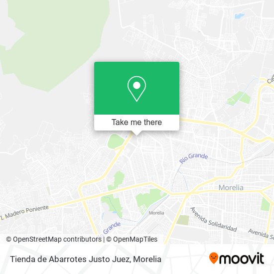 Tienda de Abarrotes Justo Juez map