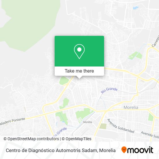 Centro de Diagnóstico Automotris Sadam map