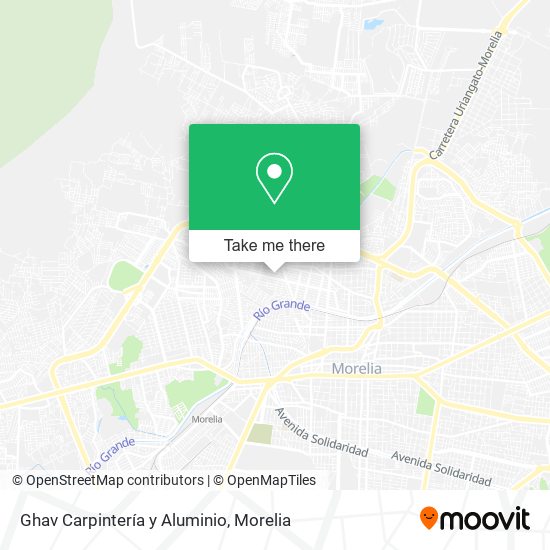 Ghav Carpintería y Aluminio map