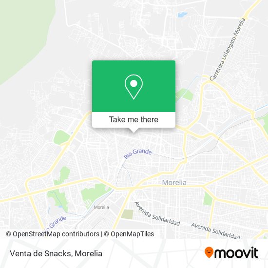 Mapa de Venta de Snacks