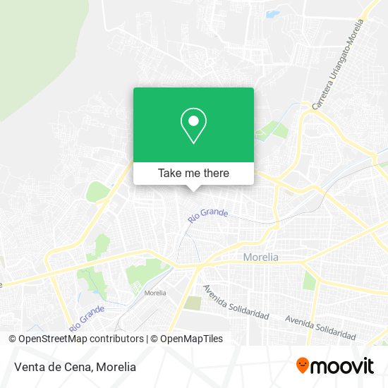 Venta de Cena map