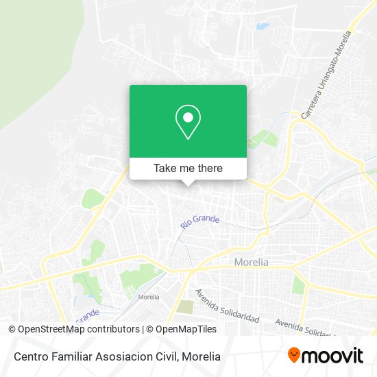 Mapa de Centro Familiar Asosiacion Civil