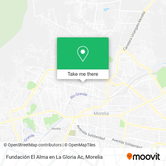 Fundación El Alma en La Gloria Ac map