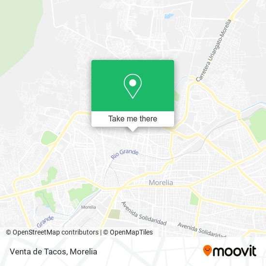 Mapa de Venta de Tacos