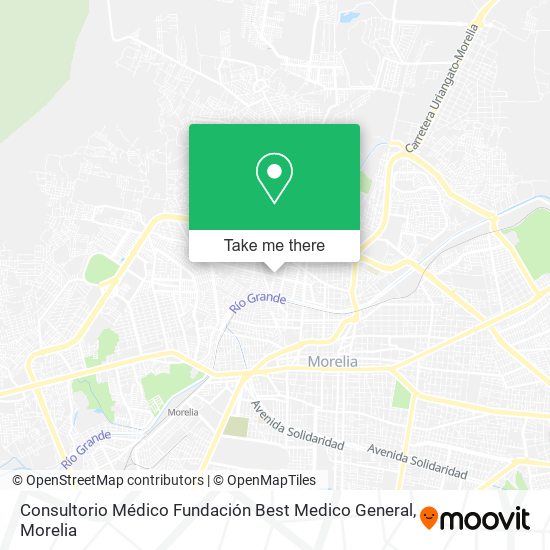 Mapa de Consultorio Médico Fundación Best Medico General