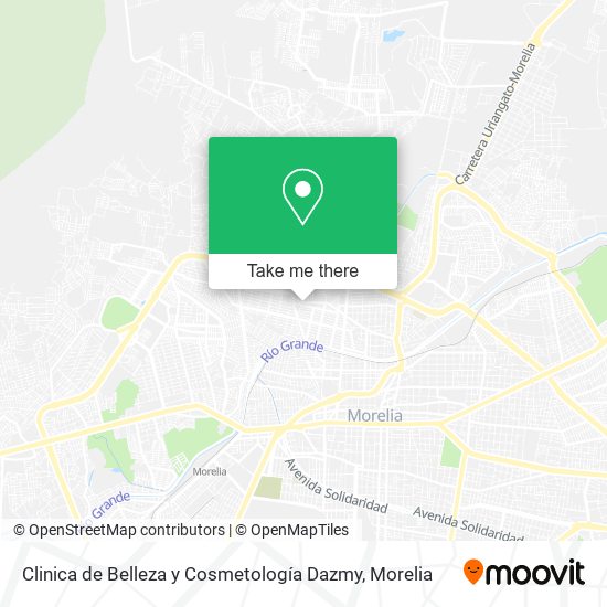 Mapa de Clinica de Belleza y Cosmetología Dazmy