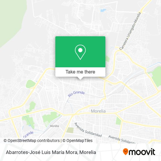 Abarrotes-José Luis María Mora map