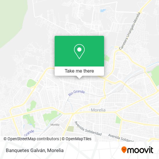 Banquetes Galván map