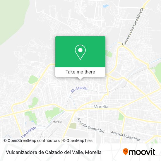 Mapa de Vulcanizadora de Calzado del Valle