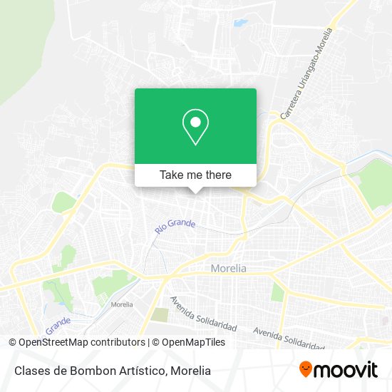 Clases de Bombon Artístico map