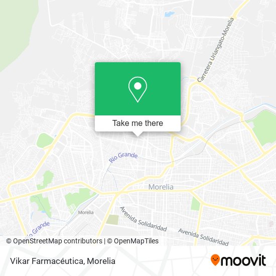 Mapa de Vikar Farmacéutica