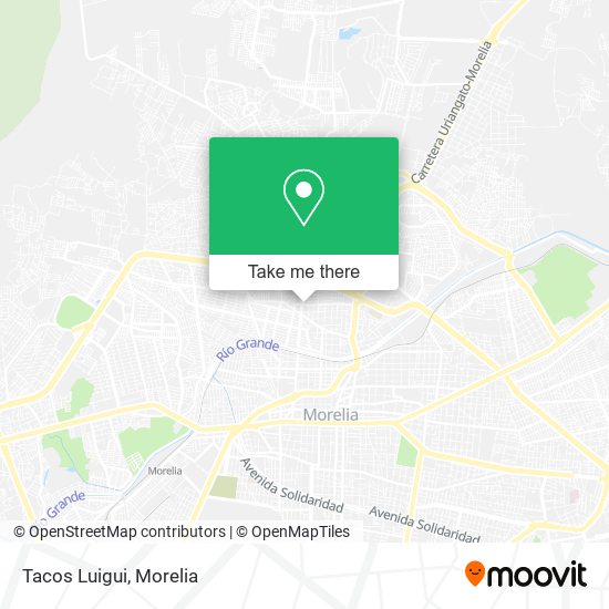 Mapa de Tacos Luigui
