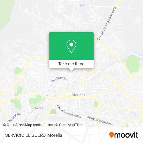 Mapa de SERVICIO EL GUERO