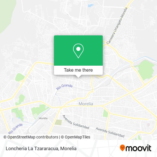 Mapa de Loncheria La Tzararacua