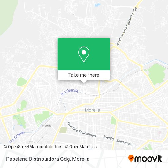 Papeleria Distribuidora Gdg map