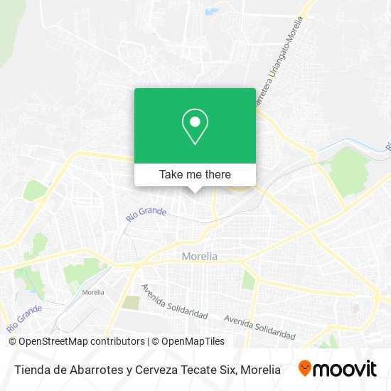 Tienda de Abarrotes y Cerveza Tecate Six map