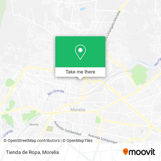 Tienda de Ropa map