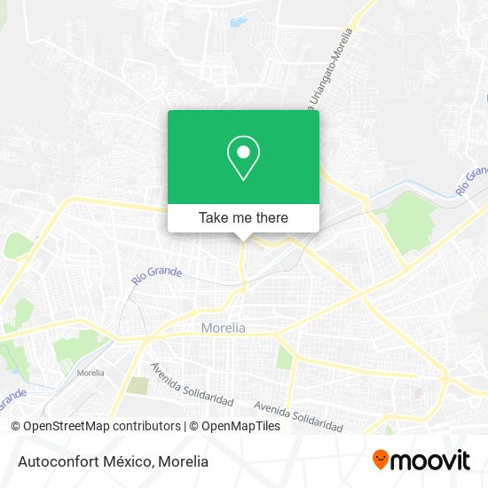 Autoconfort México map