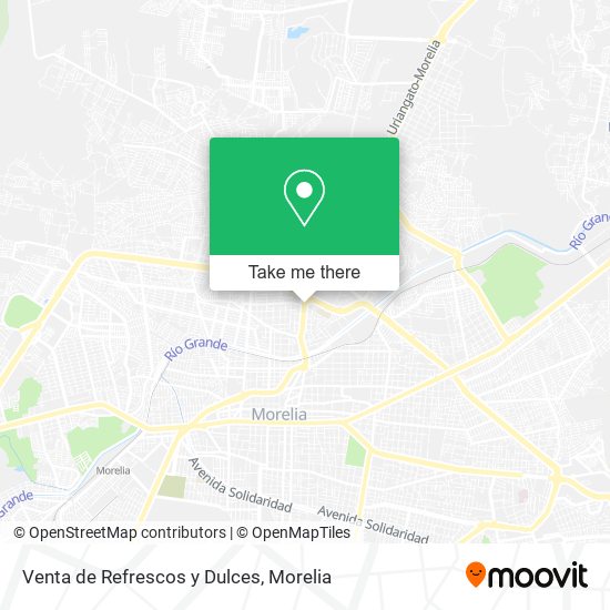 Venta de Refrescos y Dulces map
