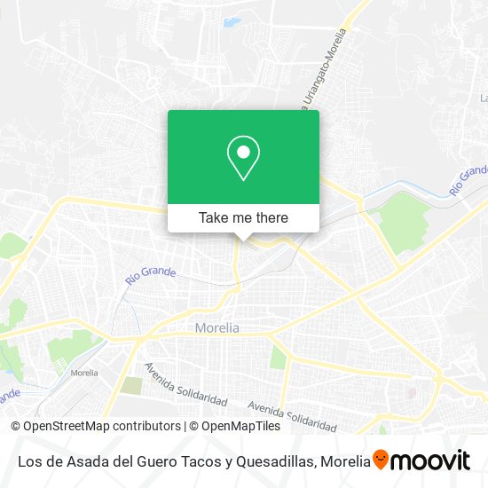 Mapa de Los de Asada del Guero Tacos y Quesadillas