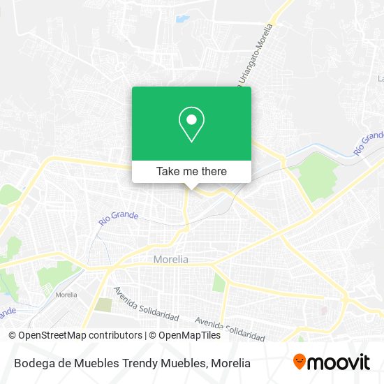 Mapa de Bodega de Muebles Trendy Muebles