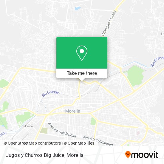 Jugos y Churros Big Juice map