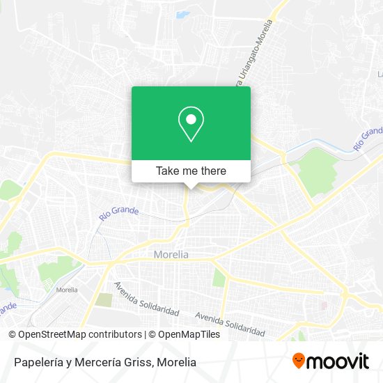 Mapa de Papelería y Mercería Griss