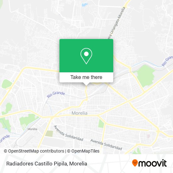 Radiadores Castillo Pipila map