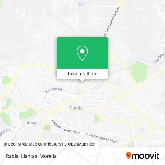 Mapa de Radial Llantas