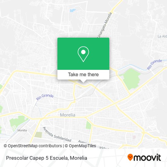 Mapa de Prescolar Capep 5 Escuela