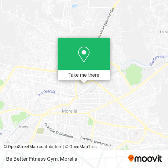 Mapa de Be Better Fitness Gym