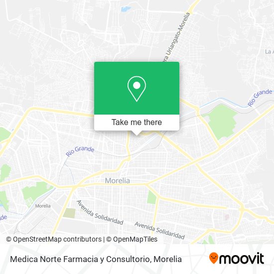 Mapa de Medica Norte Farmacia y Consultorio