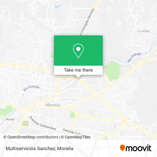 Multiservicios Sanchez map