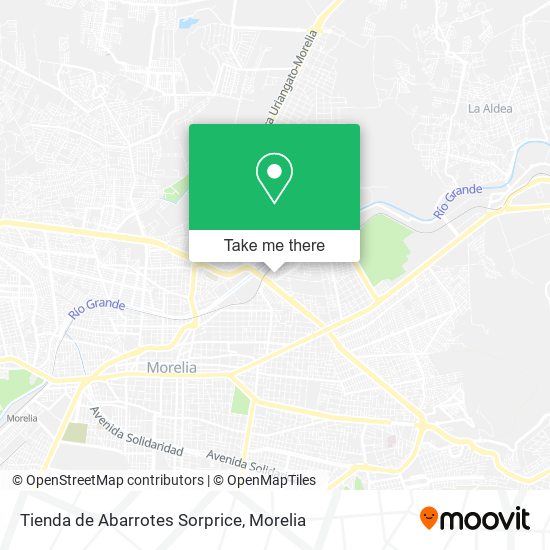 Tienda de Abarrotes Sorprice map