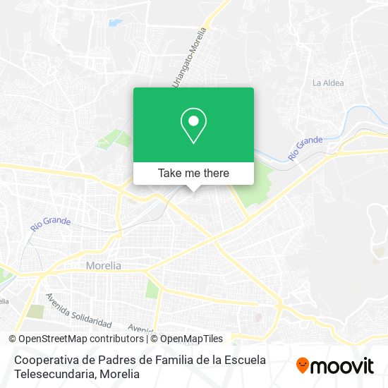 Cooperativa de Padres de Familia de la Escuela Telesecundaria map