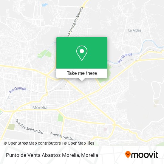 Punto de Venta Abastos Morelia map