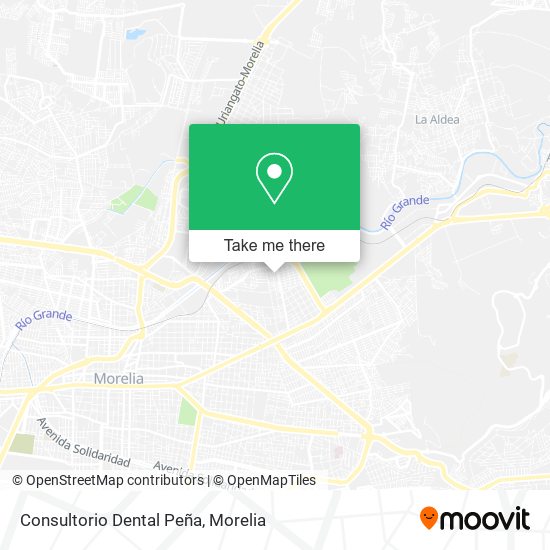 Mapa de Consultorio Dental Peña