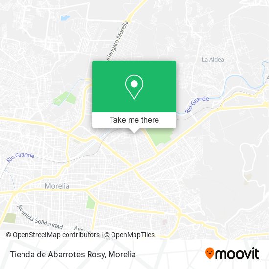 Tienda de Abarrotes Rosy map
